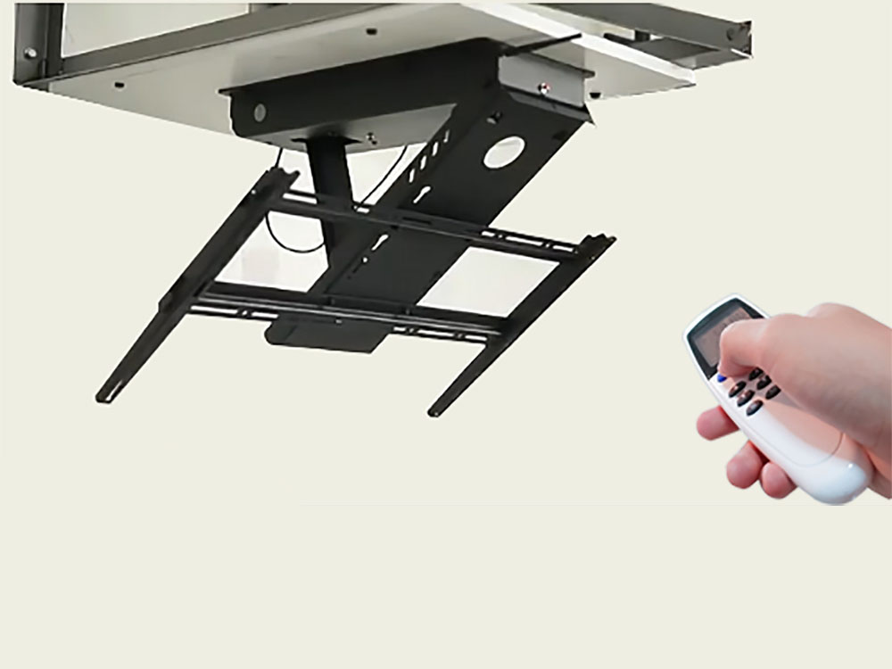 thumbnail image 2 of Manual Flipping Ceiling TV Mount For 23 To 55 Inch Screens - Aluminum/Steel 2 of 2