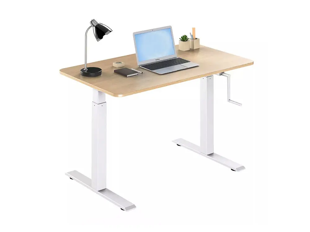 Hand Crank Height Adjustable Desk